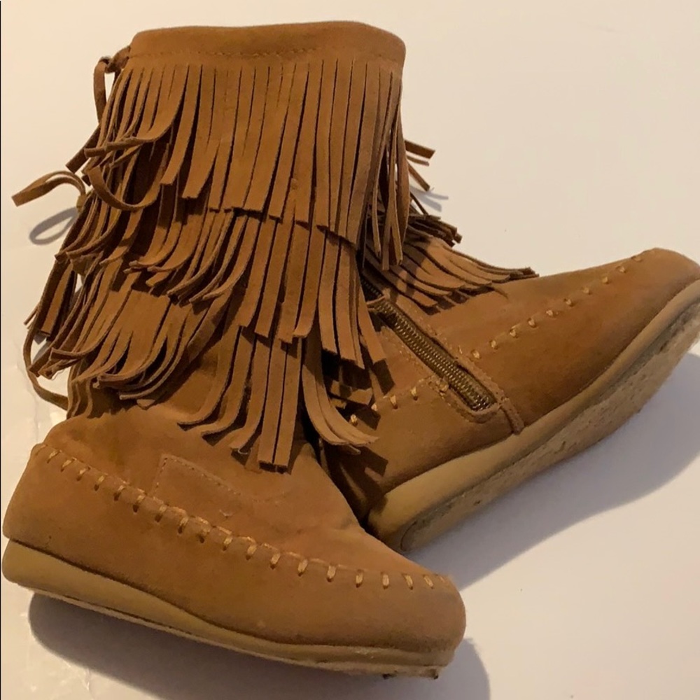 Fringed Boots Size 7